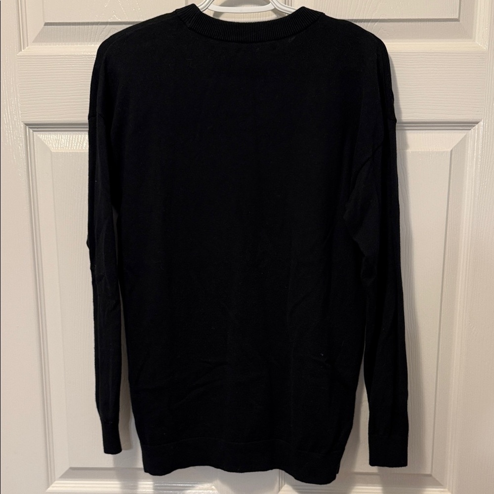 Ralph Lauren Black Crewneck Sweater with Dream Design - Picture 6 of 7